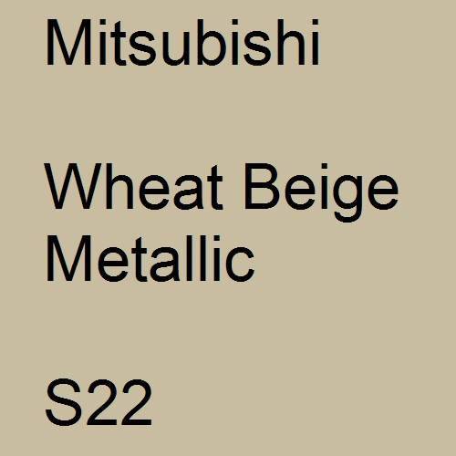 Mitsubishi, Wheat Beige Metallic, S22.